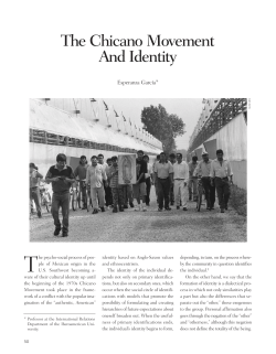 The Chicano Movement And Identity