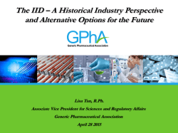 The IID &ndash; A Historical Industry Perspective and Alternative