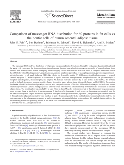 Comparison of messenger RNA distribution for 60 proteins - Zen-Bio