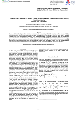 Applying Nano Technology to Remove Toxic H2S Gaze Compounds