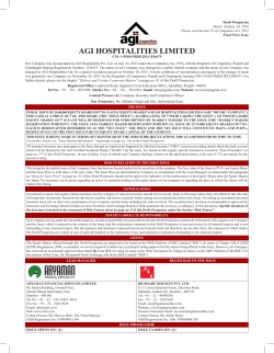 agi hospitalities limited