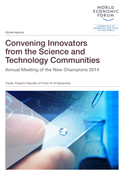 Convening Innovators from the Science and Technology Communities