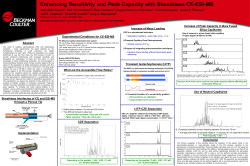 Enhancing Sensitivity and Peak Capacity with Sheathless