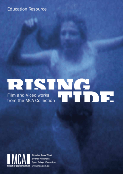 Education Resource Film and Video works from the MCA Collection