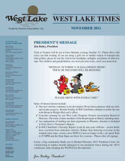11-11 - West Lake POA