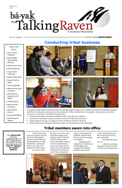 Conducting tribal business