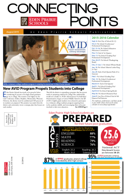August 2015 - Eden Prairie Schools
