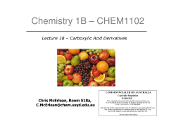 Chemistry 1B &ndash; CHEM1102