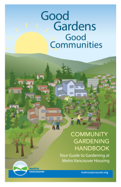 Good Gardens Good Communities