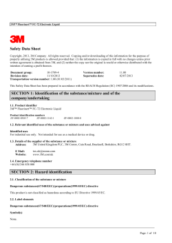 3M FC72 MSDS