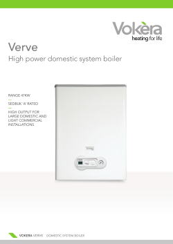 High power domestic system boiler