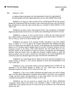 l WHEREAS, the purose of the proposed Twelfth Amendment to the