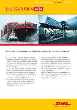 DHL Seair factsheet - DHL