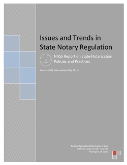 NASS Report - National Association of Secretaries of State