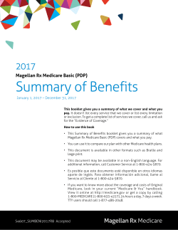 Summary of Benefits