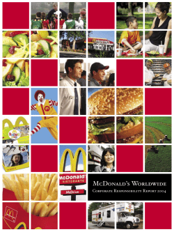 McDonald`s Worldwide