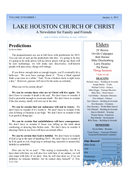 lake houston church of christ