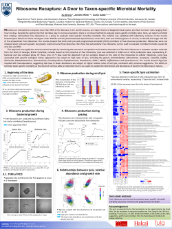 Ribosome Recapture: A Door to Taxon-specific