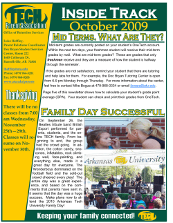 sume on No - Arkansas Tech University