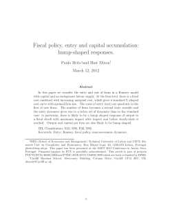 Fiscal policy, entry and capital accumulation