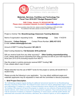 Anthropology msft-application1617.doc
