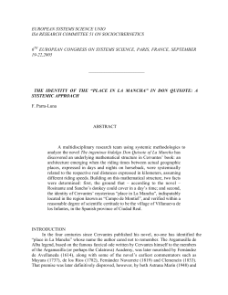 "La Mancha" - A Sociocybernetic Approach