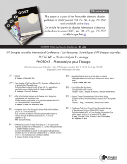 Solar Production of Fuels from Water and CO2: Perspectives and