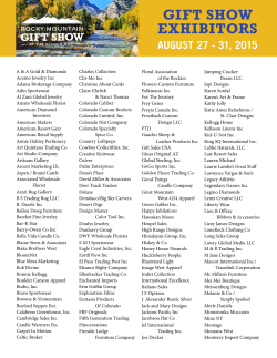 gift show exhibitors