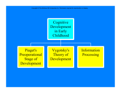 Cognitive Development