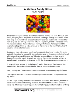 A Kid in a Candy Store