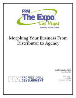Morphing Your Business From Distributor to Agency