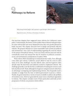 Pathways to Reform - Public Policy Institute of California