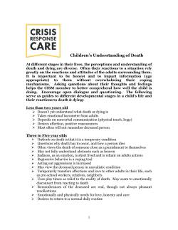 Children`s Understanding of Death