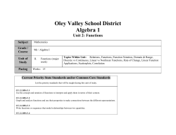 Functions - Oley Valley School District
