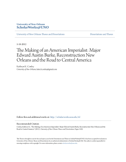 The Making of an American Imperialist: Major Edward Austin Burke