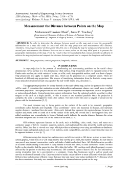 Measurement the Distance between Points on the Map