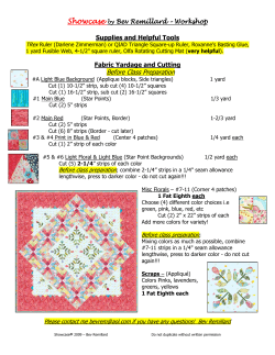 Showcase by Bev Remillard – Workshop 5/15/10