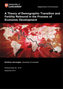 A Theory of Demographic Transition and Fertility Rebound in the