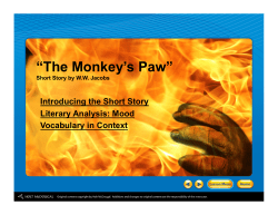 The Monkey`s Paw
