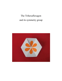The Trihexaflexagon and its symmetry group