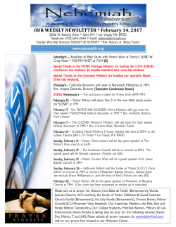 newsletter-2 - Nehemiah Ministries