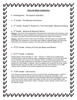 Cinco de Mayo Celebration &bull; Kindergarten: The Spanish Alphabet