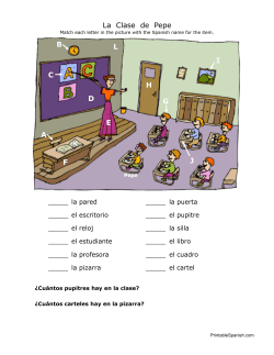 La Clase de Pepe A B G C D E F H I K J L
