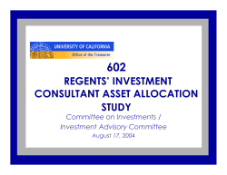 Services - Performance Evaluation - The Regents of the University of