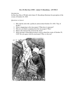 Oct. 29, Dies Irae (1929) &ndash; James N. Rosenberg &ndash; AP ONLY