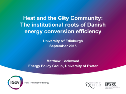 Heat and the City Community