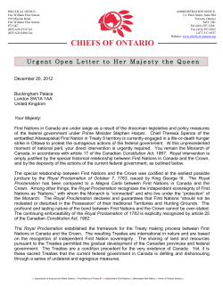 Urgent Open Letter to Her Majesty the Queen