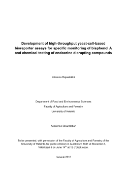 Development of high-throughput yeast-cell-based