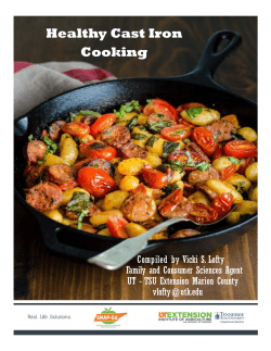 Healthy Cast Iron Cooking - University of Tennessee Extension
