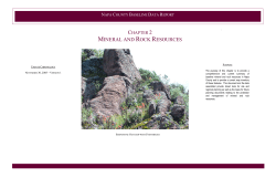mineral and rock resources